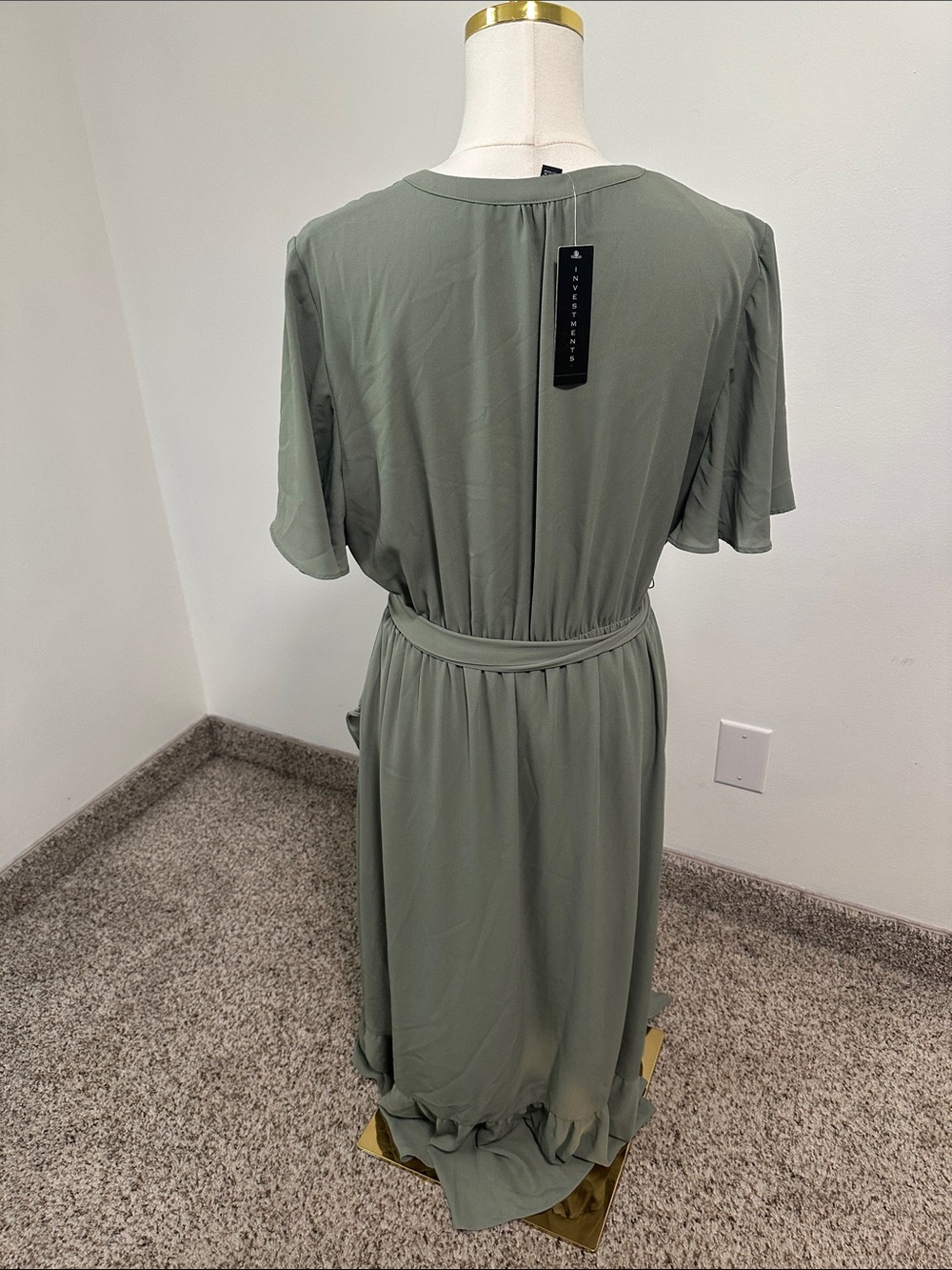 🍊 NWT Investments Wrap Style Dress - Picture 3 of 4